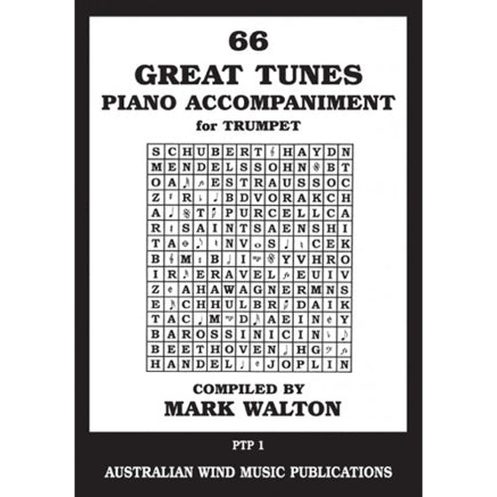 66 Great Tunes Piano Accompaniment for Trumpet by Mark Walton