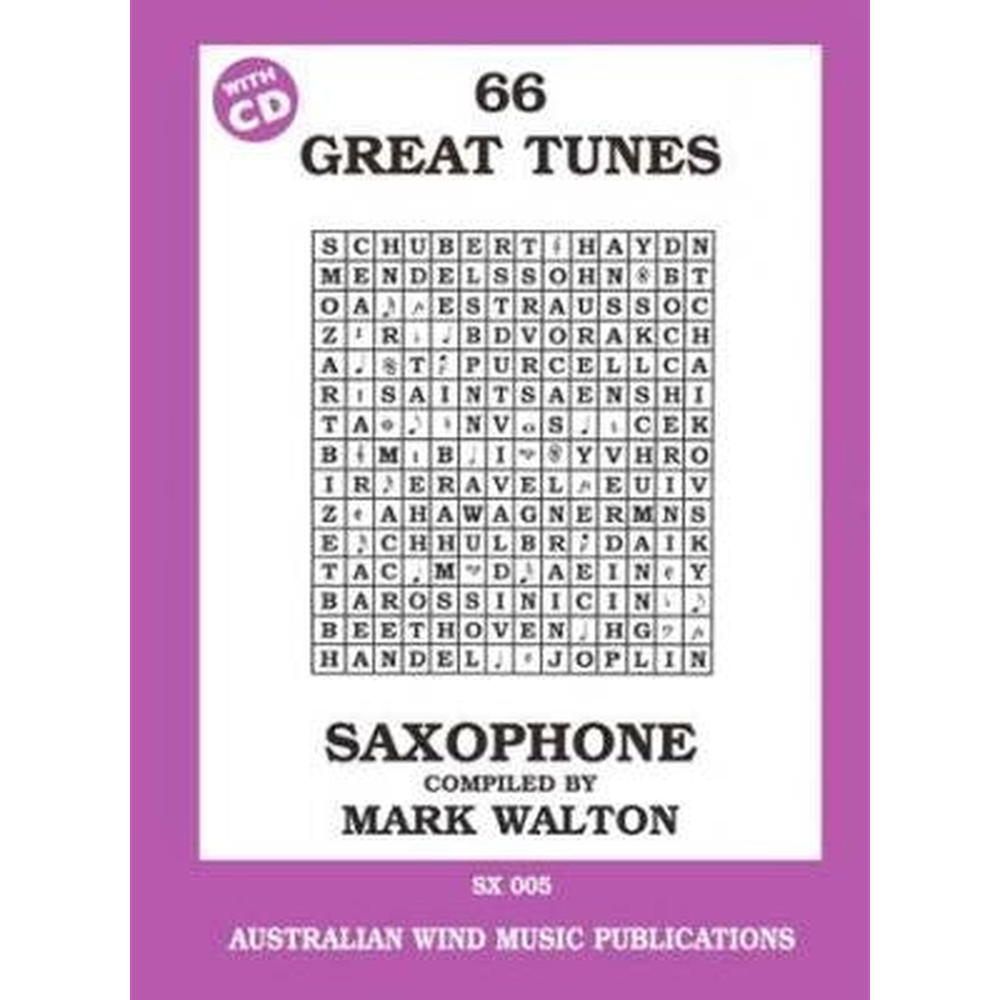 66 Great Tunes Saxophone by Mark Walton