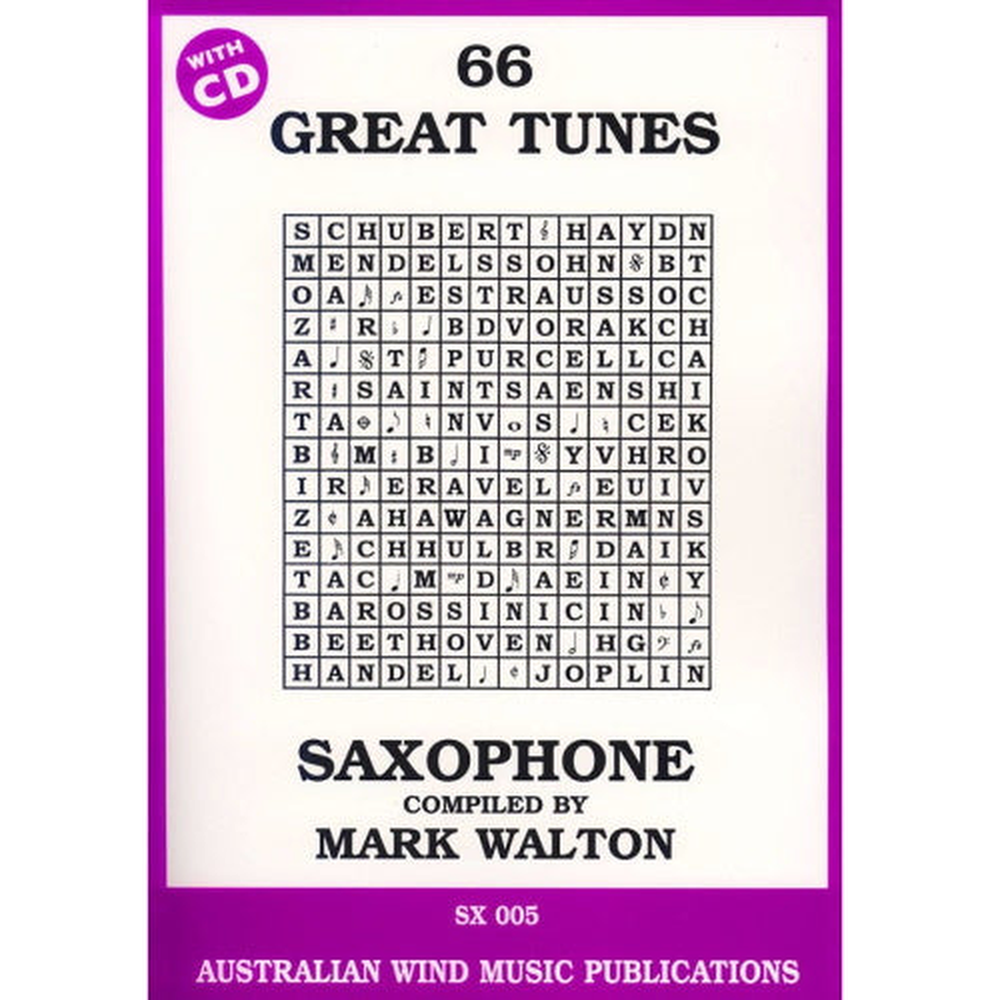 66 Great Tunes Tenor Saxophone with CD