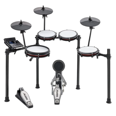 Alesis Nitro Max 8pc Electronic Drum Kit with Mesh Heads and Bluetooth