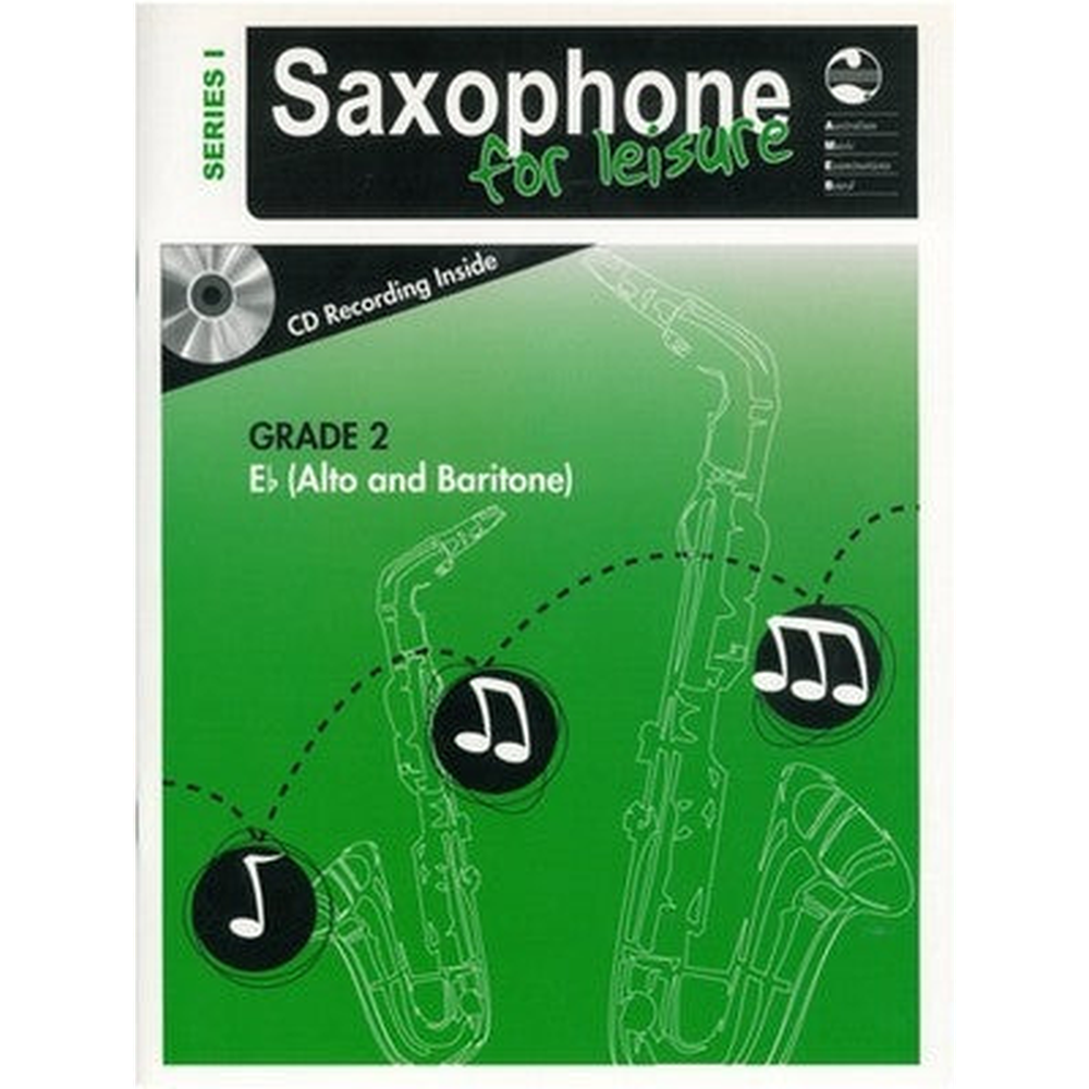 AMEB Saxophone Series 1 Grade 2 Eb (Alto and Baritone) Examination Book and CD