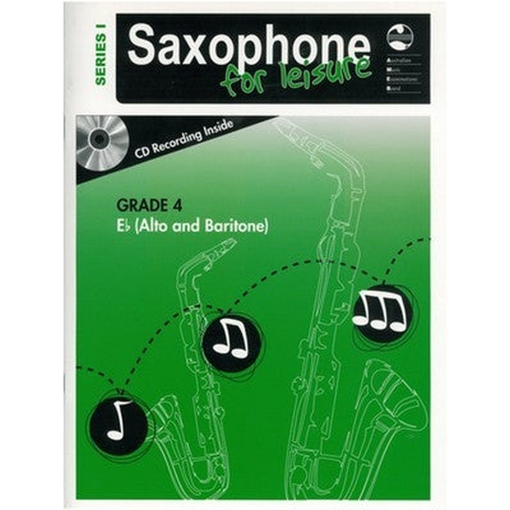 AMEB Saxophone Series 1 Grade 4 Eb (Alto and Baritone) Examination Book and CD