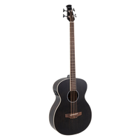 Applause E-Acoustic Bass Wood Classics AEB96-5E Jumbo Bass Matte Black