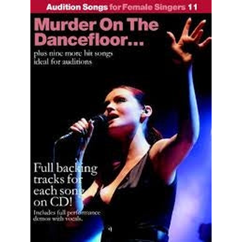 Audition Songs for Female Singers 11 Murder on the Dance Floor Book and CD