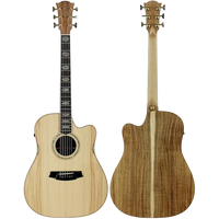 Cole Clark CCFL3EC-BB Bunya-Blackwood Acoustic Electric Guitar with Case