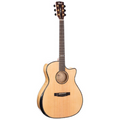 Cort Acoustic Electric GA-MY Grand Auditorium Guitar Bevel Solid Sitka Spruce Top