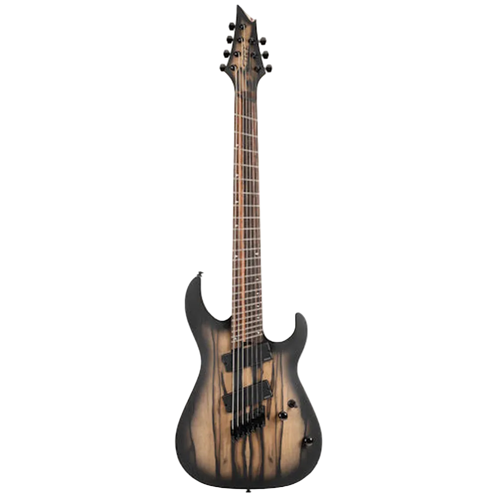 Cort KX507MS Pale Moon 7 String Electric Guitar Natural Black Burst