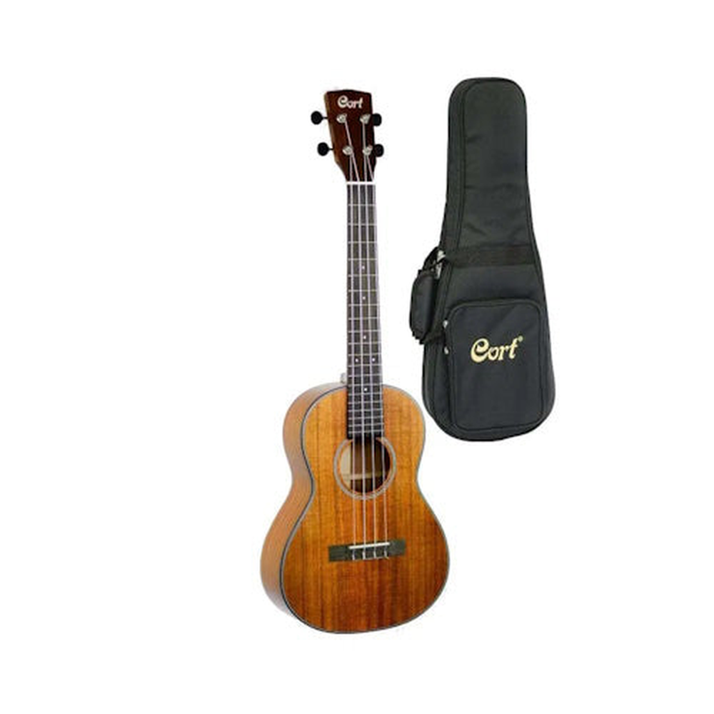 Cort UKEBWCOP All Solid Blackwood Concert Ukulele with padded gigbag
