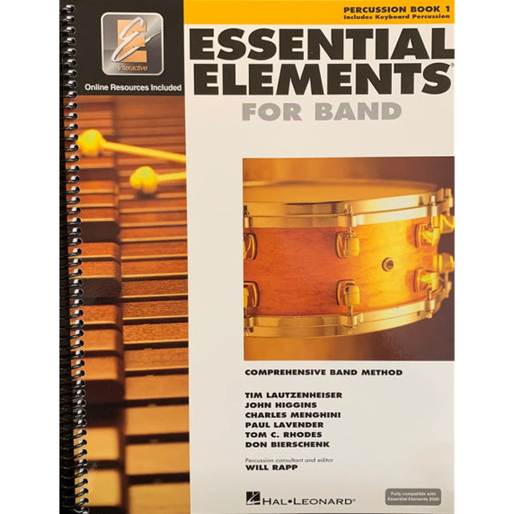 Essential Elements for band Percussion book 1