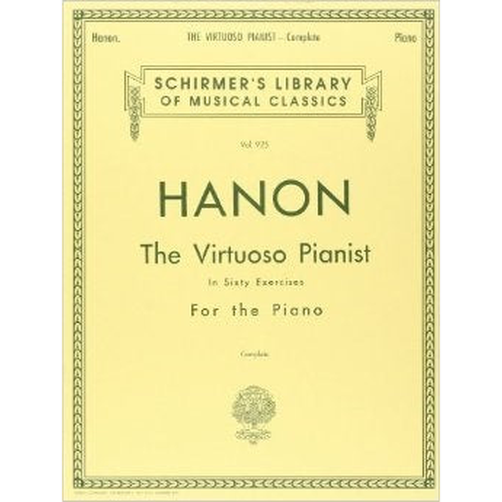 Hanon The Virtuoso Pianist Schirmer Edition