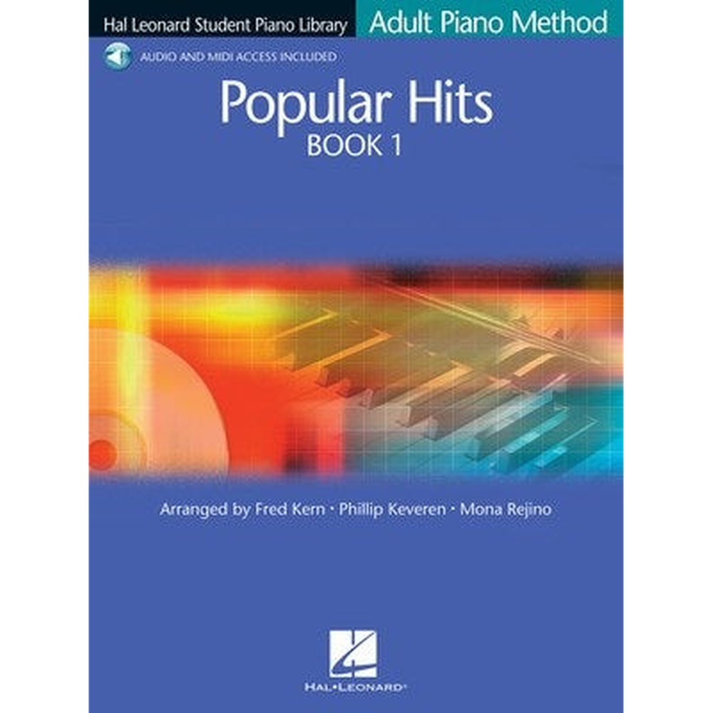 HLSPL Popular Hits Book 1 Adult Piano Method Plus Audio and Midi Access