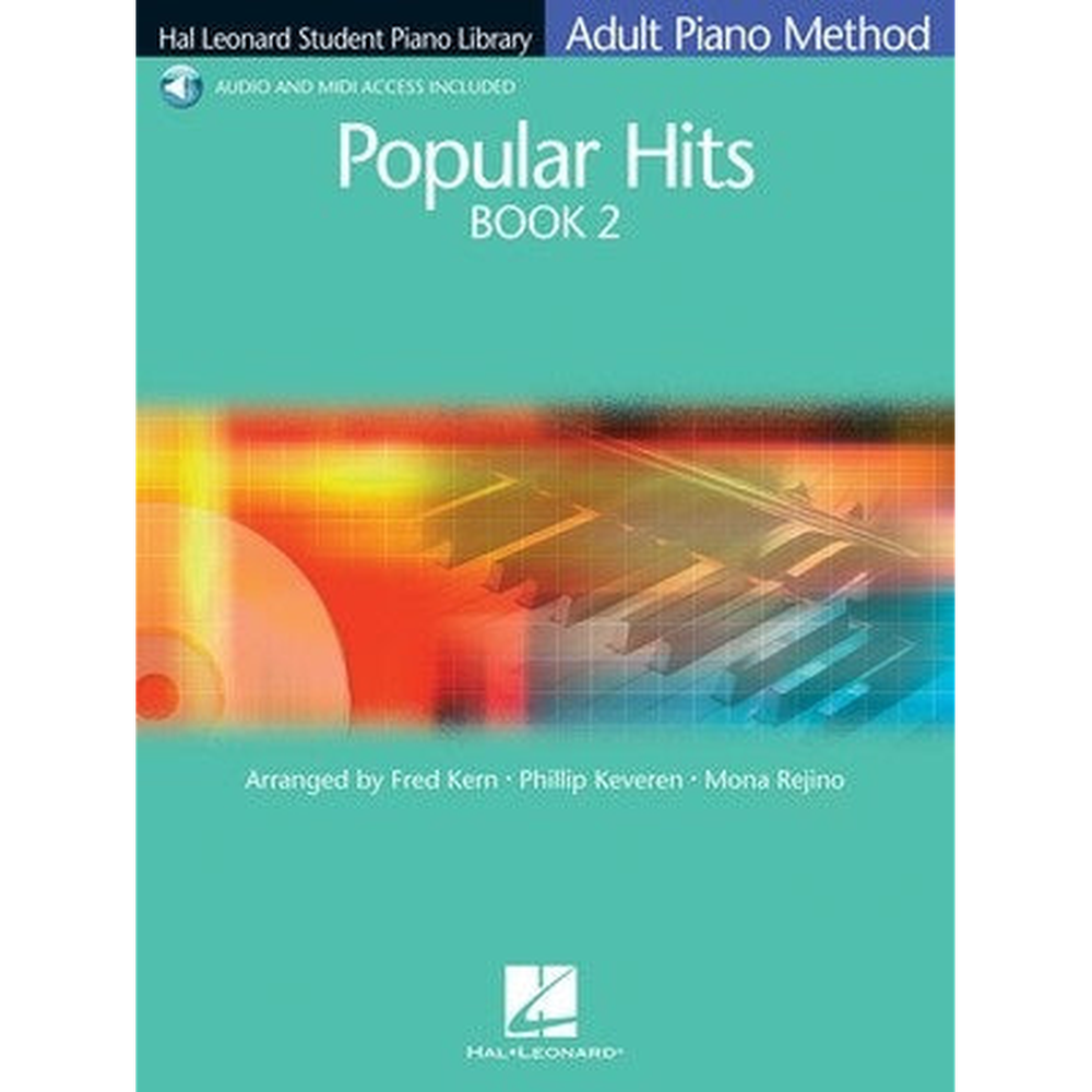 HLSPL Popular Hits Book 2 Adult Piano Method Plus Audio and Midi Access