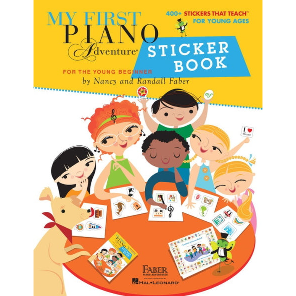 My First Piano Adventure Sticker Book