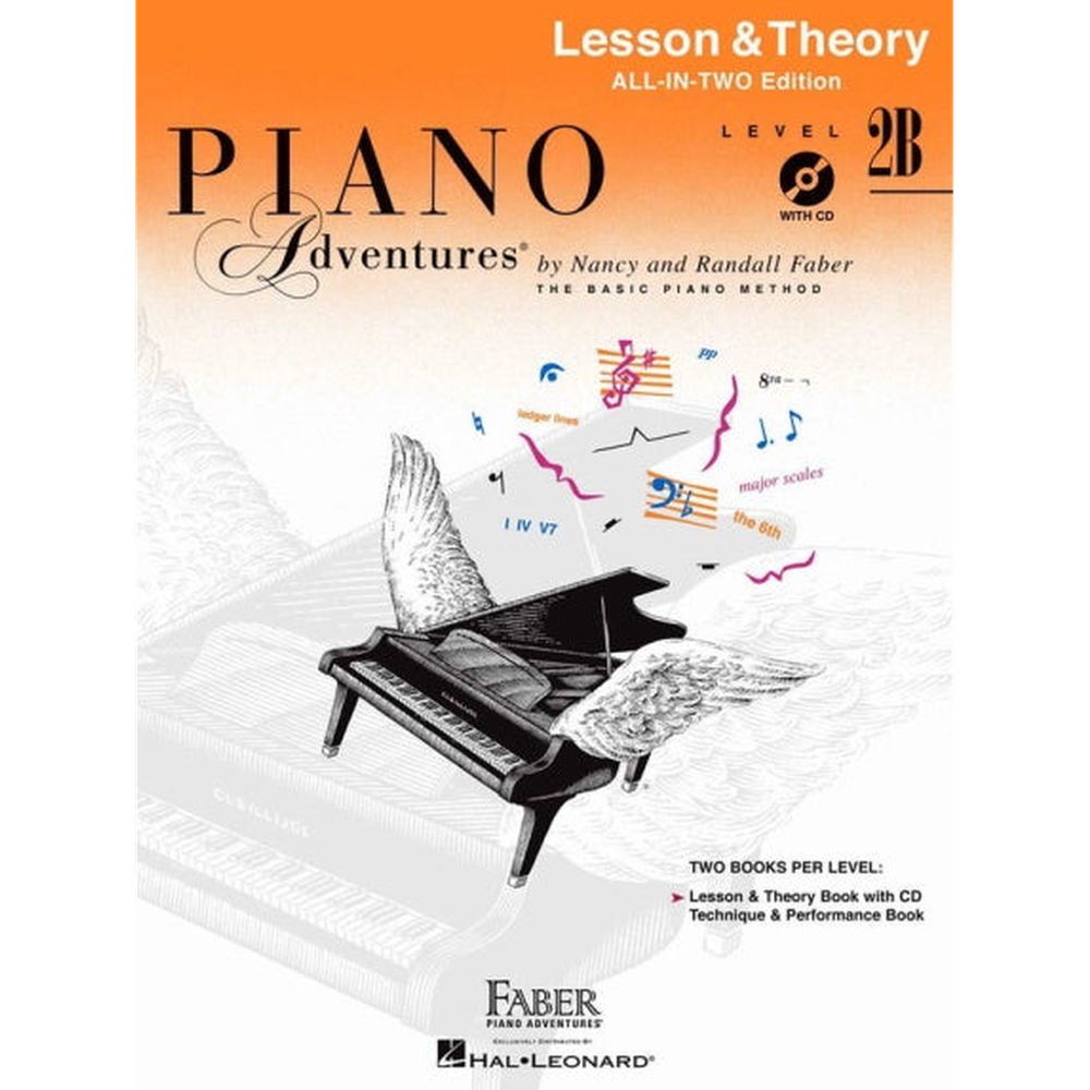 Piano Adventures All-In-Two Lesson & Theory Level 2B
