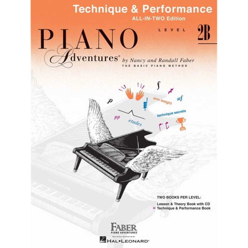 Piano Adventures All-In-Two Technique and Performance Level 2B