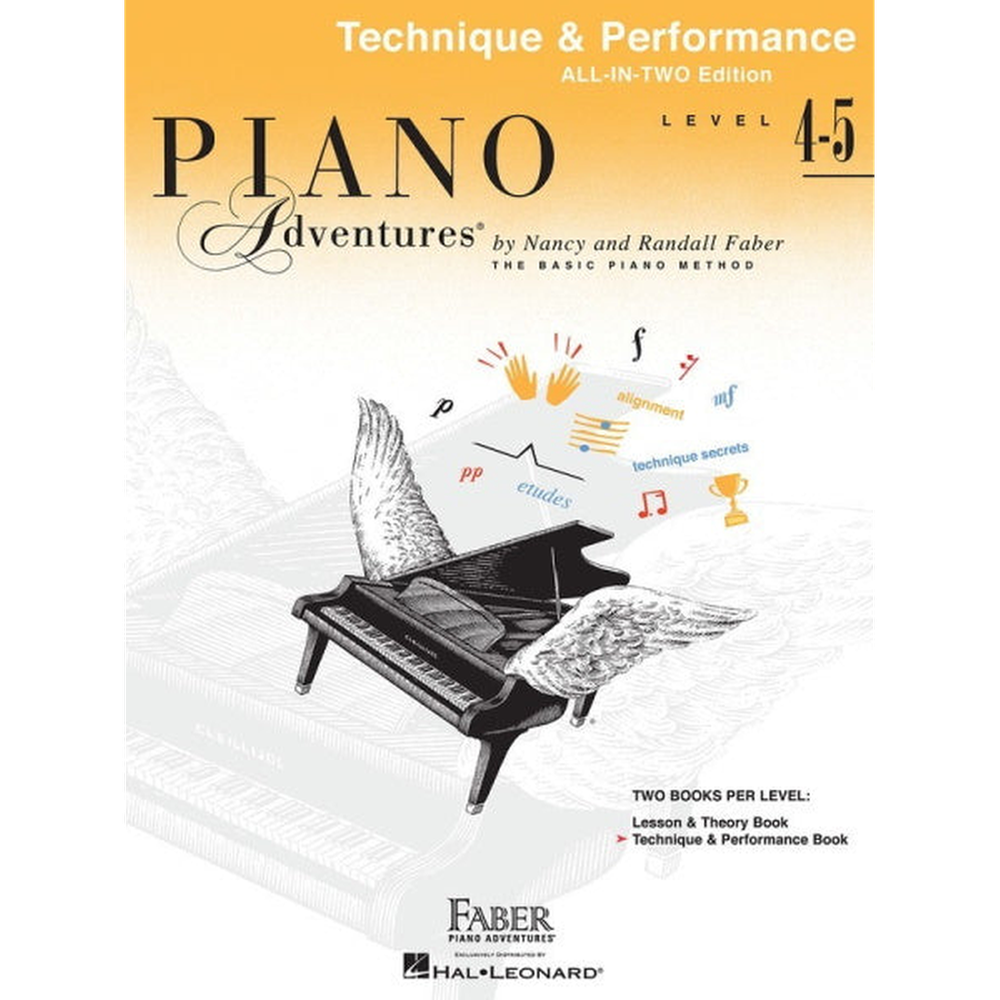 Piano Adventures All-In-Two Technique & Performance Level 4-5