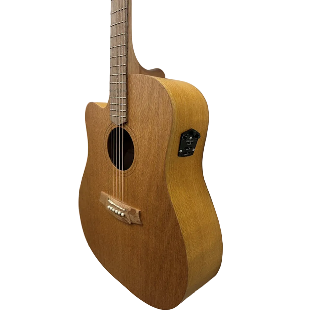 Cole Clark Fat Lady 1 CCFL1EC-LH-SSO Acoustic Electric Guitar with Gigbag Southern Silky Oak