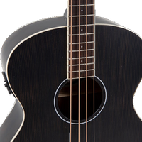 Applause E-Acoustic Bass Wood Classics AEB96-5E Jumbo Bass Matte Black