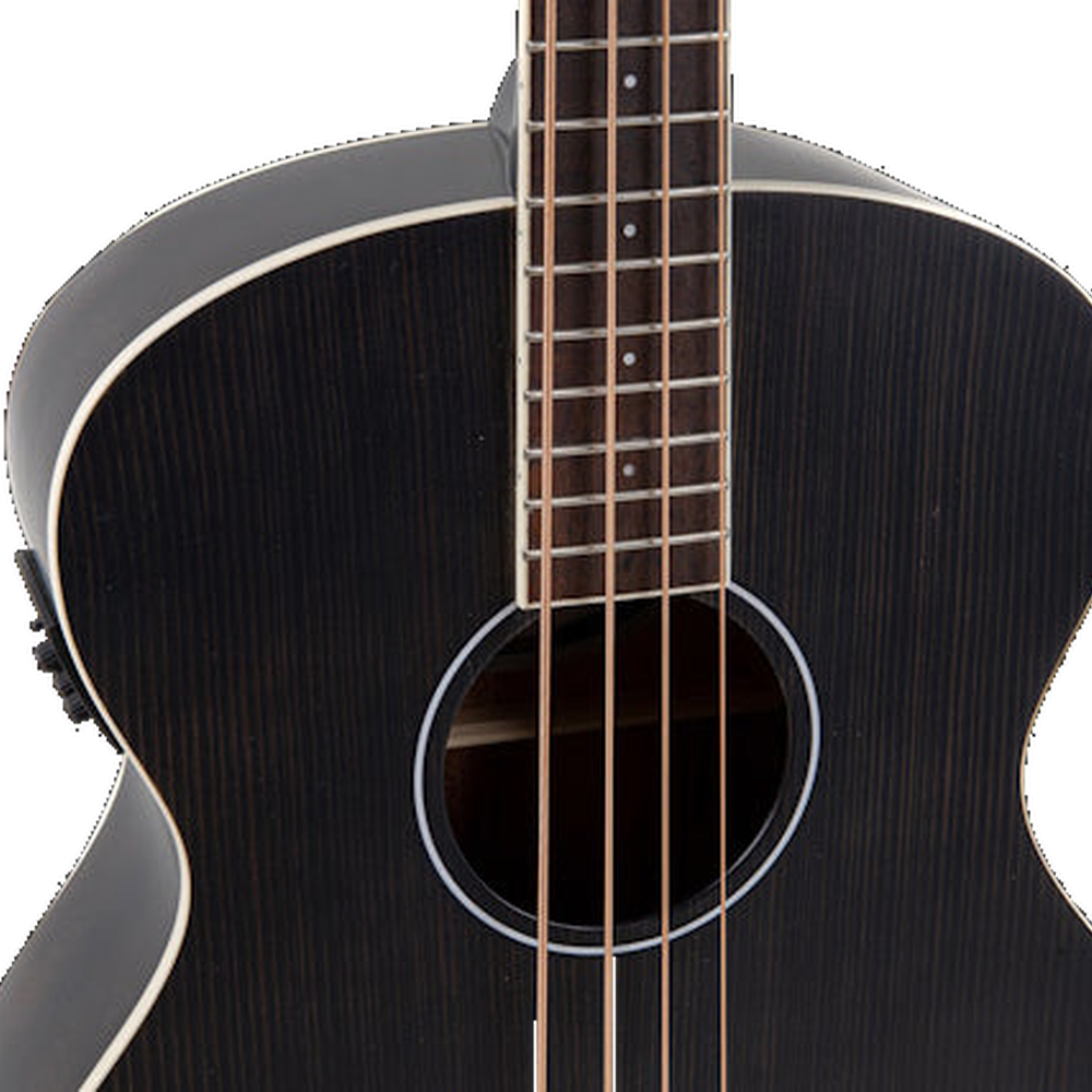 Applause E-Acoustic Bass Wood Classics AEB96-5E Jumbo Bass Matte Black