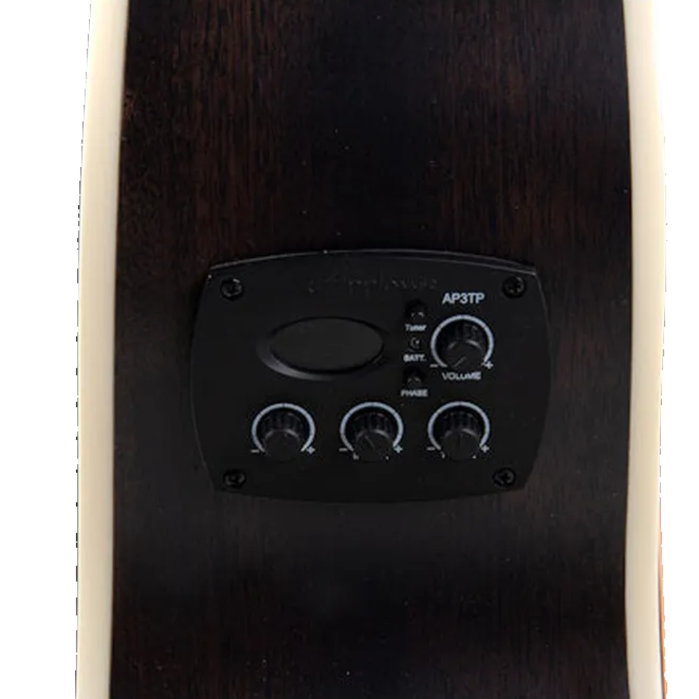 Applause E-Acoustic Bass Wood Classics AEB96-5E Jumbo Bass Matte Black