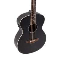 Applause E-Acoustic Bass Wood Classics AEB96-5E Jumbo Bass Matte Black