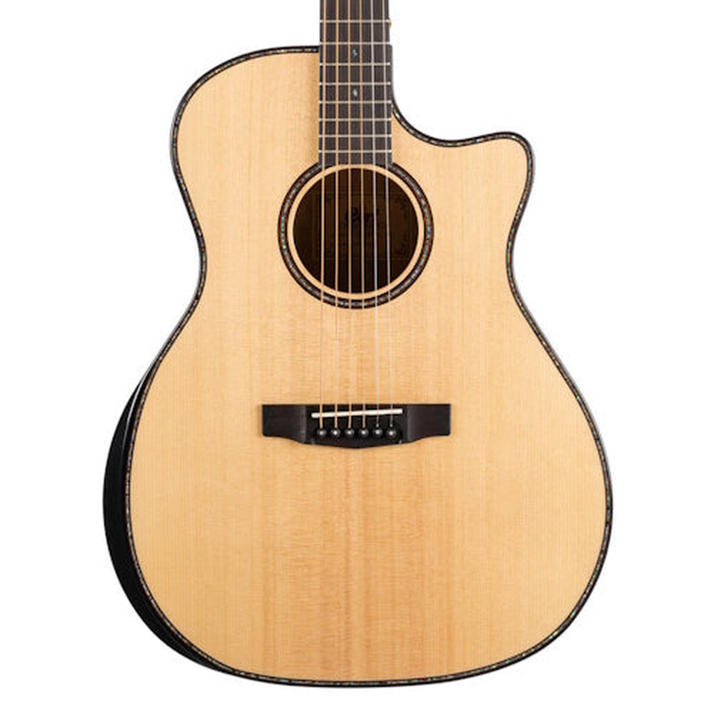 Cort Acoustic Electric GA-MY Grand Auditorium Guitar Bevel Solid Sitka Spruce Top