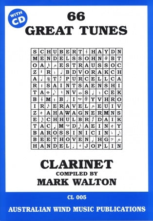 66 Great Tunes for Clarinet compiled by Mark Walton
