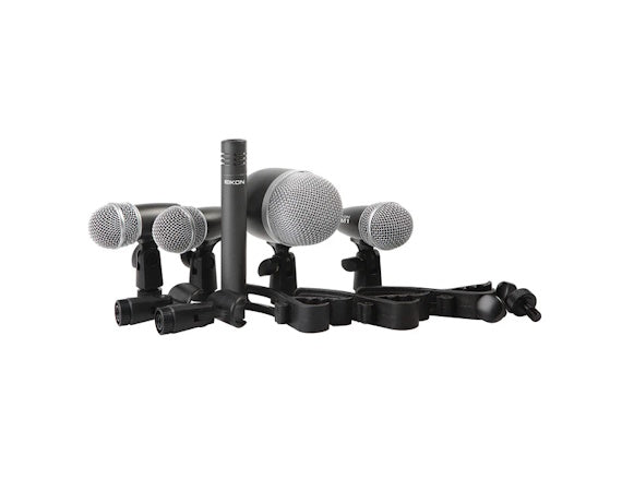 Eikon DMH5XL 5-Piece Drum Mic Kit with ABS Case