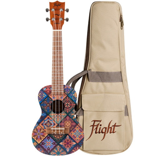Flight Ukulele Fusion Concert AUC33 with Bag