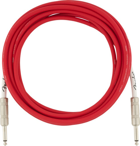 Fender Original Series Instrument Cable 15 foot Fiesta Red