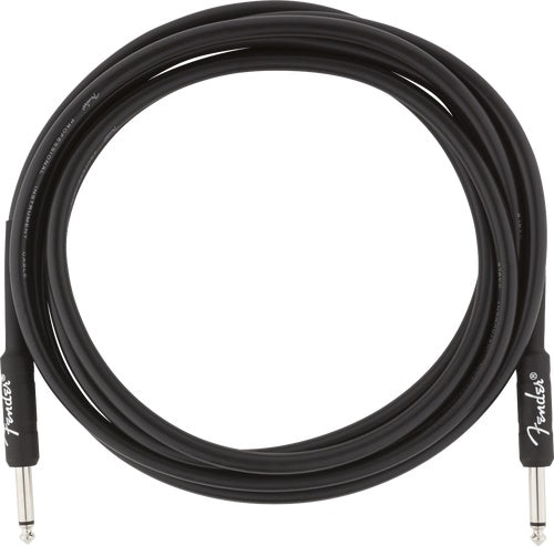 Fender Professional Series Instrument Cable Straight/Straight 10 foot Black