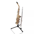 Gator Alto Tenor Sax Stand with Flute Peg