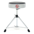 Gibraltar 6608RSG Drum Throne Stool Double Braced Round Style Grey Silver Finish