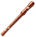 Hohner 9550 C-Soprano Recorder Two Piece Wooden Baroque