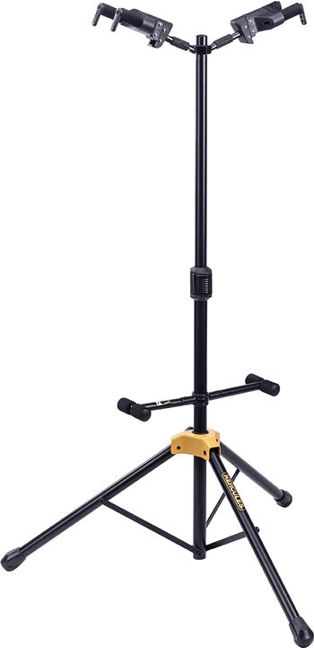 Hercules Double Guitar Stand GS422B Plus Auto Grip System AGS with Foldable Backrest