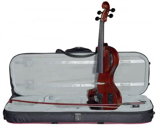 Hidersine HEV3 4/4 Zebrawood Electric Student Violin Outfit