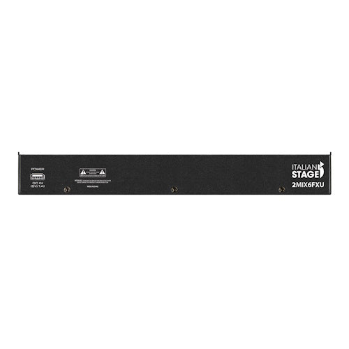 Italian Stage 2MIX6PRO USB Stereo Mixer 6-Ch with Bluetooth and DSP MultiFX