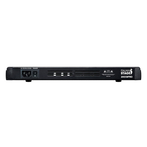 Italian Stage 2MIX8PRO USB Stereo Mixer 8-Ch with Bluetooth and DSP MultiFX