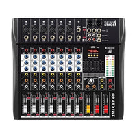 Italian Stage 2MIX8PRO USB Stereo Mixer 8-Ch with Bluetooth and DSP MultiFX