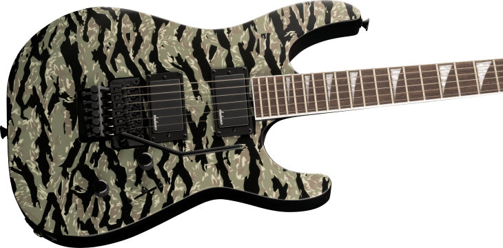 Jackson X Series Solois SLX DX Camo Laurel Fingerboard Tiger Jungle