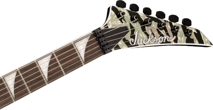 Jackson X Series Solois SLX DX Camo Laurel Fingerboard Tiger Jungle