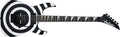 Jackson X Series Soloist SLX DX Graphic Srs Amaranth Fingerboard Bullseye