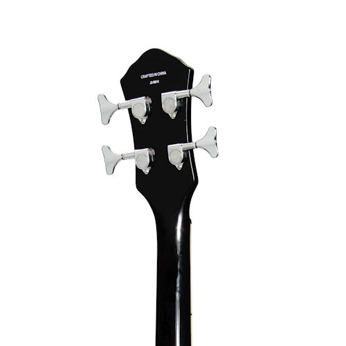 J&D Luthiers 4-String Violin-Style Electric Bass Guitar Tobacco Sunburst