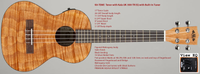 Kala Tenor Ukulele KA-TEME with UK-300-TR EQ