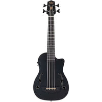 Kala UBASS-JYMN-BK-FS Black Journeyman Mahogany U-BASS inc Gig Bag