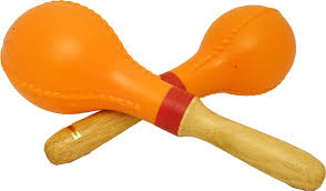 Marracas Orange Plastic