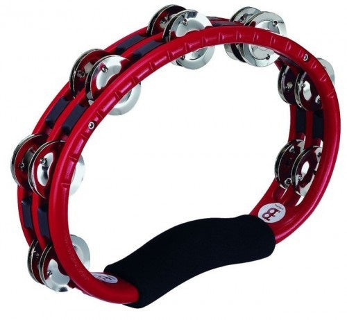 Meinl Handheld Tambourine Red ABS wth Steel Jingles TMT1R