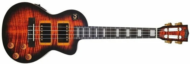 Mahalo Artist Elite Series Front Acoustic Electric Tenor Ukulele Electric Guitar