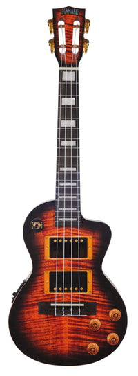 Mahalo Artist Elite Series Front Acoustic Electric Tenor Ukulele Electric Guitar
