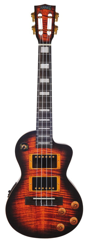 Mahalo Artist Elite Series Front Acoustic Electric Tenor Ukulele Electric Guitar